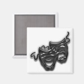 Magnet für große schwarze Masken (Vorderseite/Rückseite)