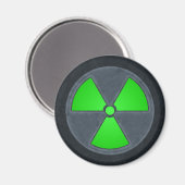 Magnet für grün-graue Strahlung (Vorderseite/Rückseite)