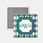 Magnet für grüne Raute (Vorderseite/Rückseite)