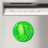 Magnet für grüne Rose - Anpassbar (In Situ (Geschirrspüler))