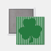Magnet für grünes Kleeblatt (Vorderseite/Rückseite)