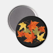 Magnet für Herbstfarben (Vorderseite/Rückseite)