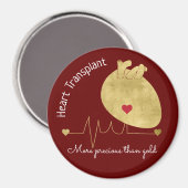 Magnet für Herztransplantation (Vorderseite/Rückseite)