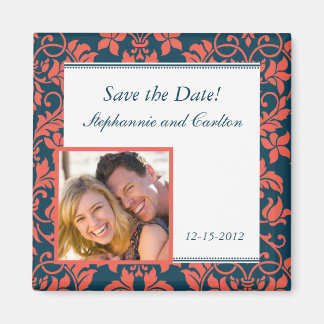 Magnet für Hochzeitsankündigung von Marine- und Ko