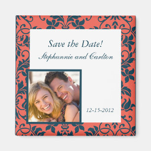 Magnet für Hochzeitsankündigung von Marine- und Ko