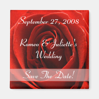 Magnet für Hochzeitsfeiern der klassischen Rote Ro