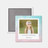 Magnet für hübsche Wasserfarben mit benutzerdefini (Vorderseite/Rückseite)