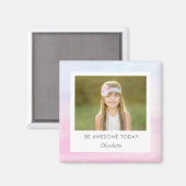 Magnet für hübsche Wasserfarben mit benutzerdefini (Vorderseite/Rückseite)