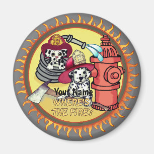 Magnet für Hunde-Feuerwehrmänner