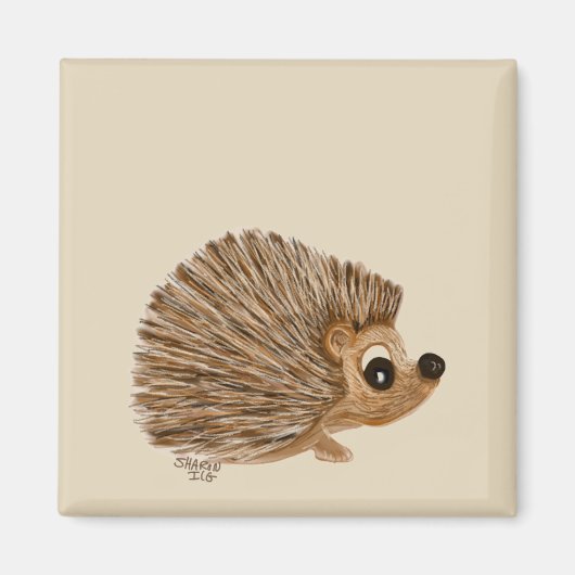 Magnet für Igel, Geschenk für den Igel (Vorne)