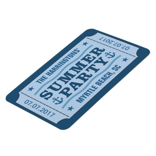 Magnet für individuelle Name, Datum und Position " (Linke Seite)