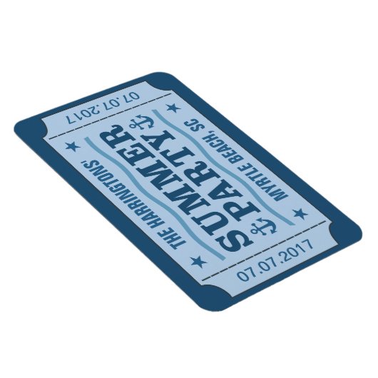 Magnet für individuelle Name, Datum und Position " (Rechte Seite)