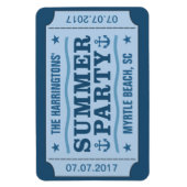 Magnet für individuelle Name, Datum und Position " (Vertikal)