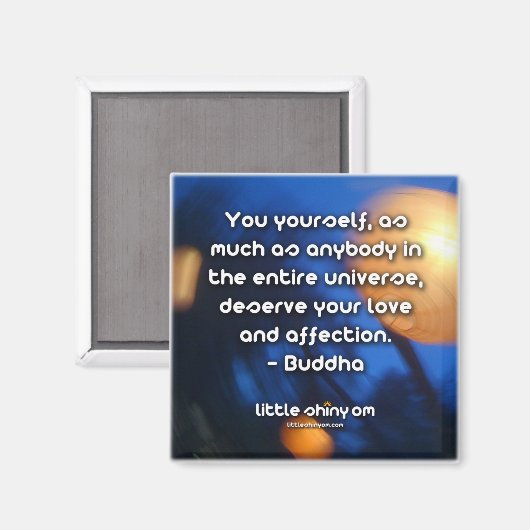 Magnet für inspirierende Liebe und Zuneigung (Vorderseite/Rückseite)