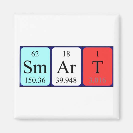Magnet für intelligente periodische Tabellen (Vorne)