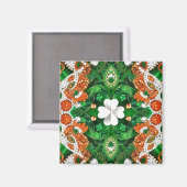 Magnet für Irland Farbgestaltung (Vorderseite/Rückseite)