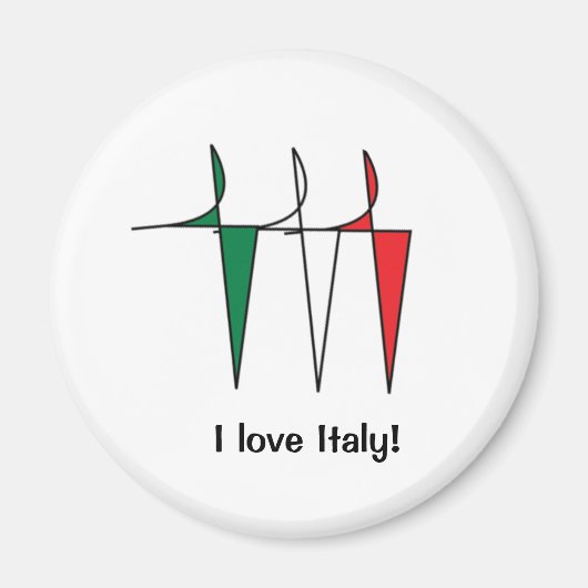Magnet für italienische Tänzer (Vorne)