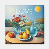 Magnet für Kälte:r Segen Sie Ihr Essen mit Liebe (Vorne)