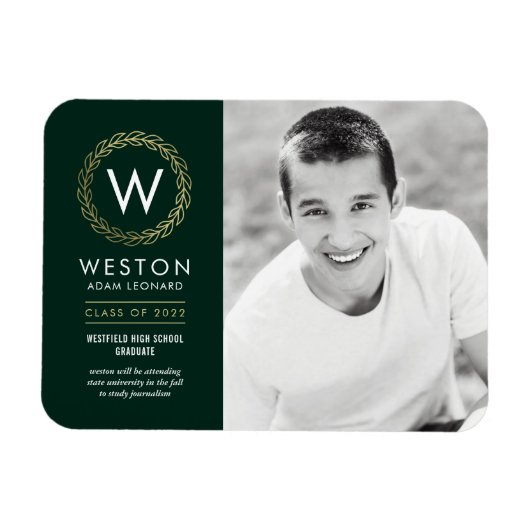 Magnet für klassische Kleider-EDITABLE-Abschluss (Horizontal)