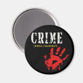 Magnet für kriminelle Fingerabdrücke (Vorderseite/Rückseite)