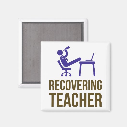 Magnet für Lehrer (Vorderseite/Rückseite)