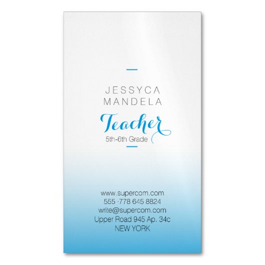 Magnet für Lehrer (Vorderseite Vertikal)