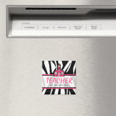 Magnet für Lehrer - Schwarze Zebra (In Situ (Geschirrspüler))