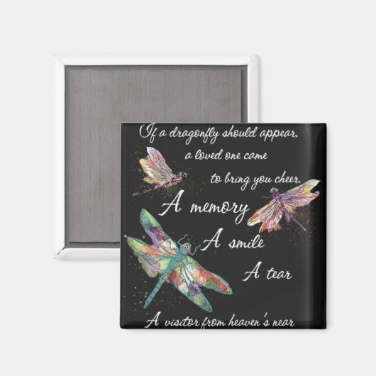 Magnet für Libellenmeldung 2 (Vorderseite/Rückseite)