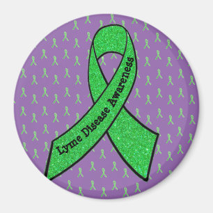 Magnet für lila- und Zitronengraue Lyme-Krankheit