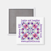 Magnet für Lupine und Lachen (Vorderseite/Rückseite)