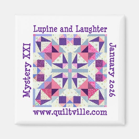 Magnet für Lupine und Lachen (Vorne)