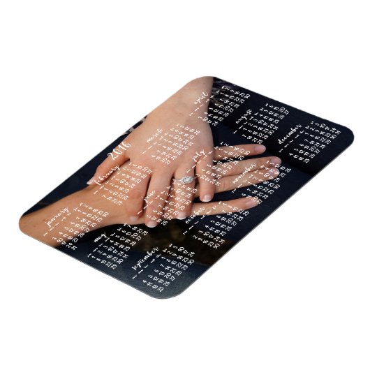 Magnet für magnetisches Foto 2016 (Linke Seite)