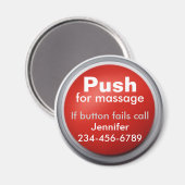 Magnet für Massagetasten (Vorderseite/Rückseite)