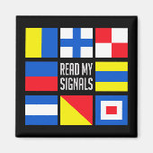 Magnet für Meeresflaggen (Vorne)