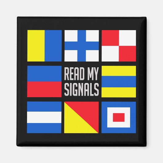 Magnet für Meeresflaggen (Vorne)