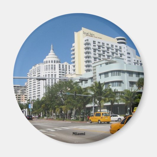 Magnet für Miami Cityscape Kühlschrank (Vorne)