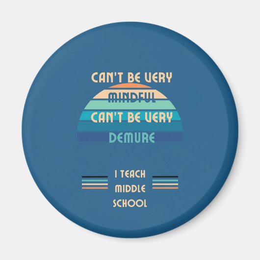 Magnet für Mittelschullehrer (Vorne)