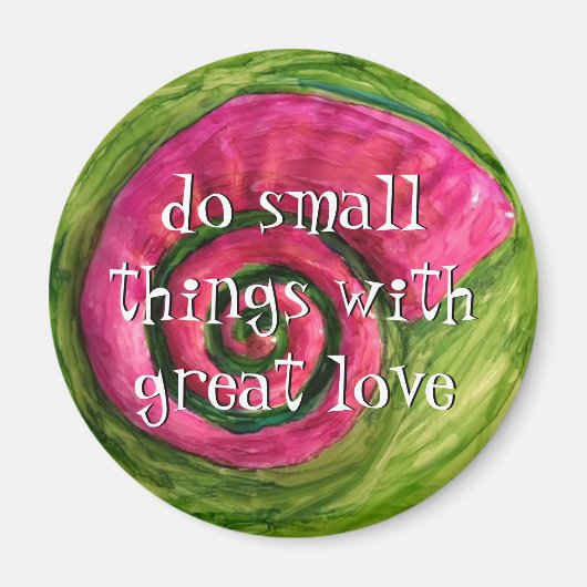 Magnet für motivierend und inspirierende Wörter (Vorne)