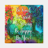 Magnet für motivierend und inspirierende Wörter 2" (Vorne)