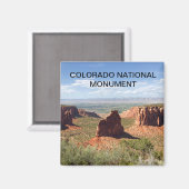 Magnet für Nationalmonumente Colorado (Vorderseite/Rückseite)