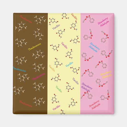 Magnet für neapolitanische Eiscreme (Vorne)