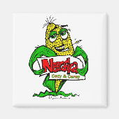 Magnet für Nebraska-Mais-Cartoon (Vorne)