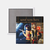 Magnet für niedliche Anime-Fantasien-Jungs (Vorderseite/Rückseite)