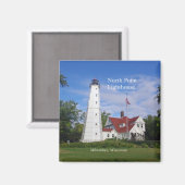 Magnet für Nord Point Lighthouse (Vorderseite/Rückseite)