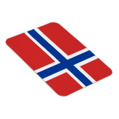 Magnet für Norwegische Flagge (Norske flagg) (Rechte Seite)