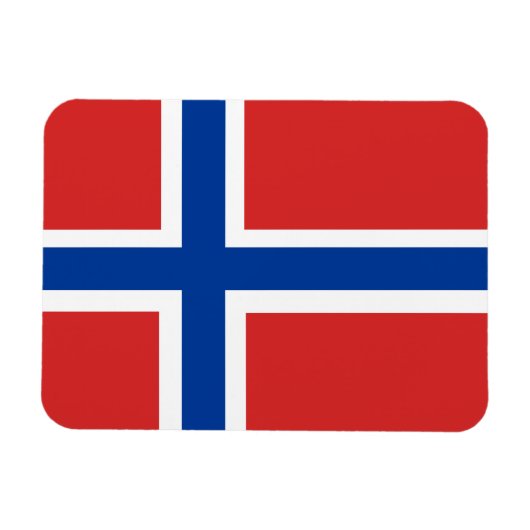 Magnet für Norwegische Flagge (Norske flagg) (Horizontal)
