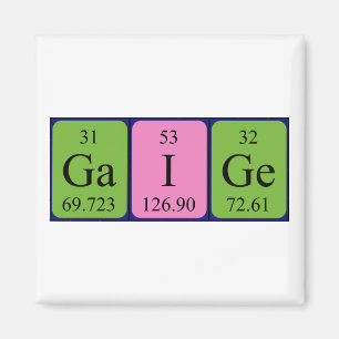 Magnet für periodische Tabellen
