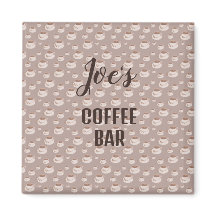 Magnet für personalisiert Coffee Bar Station