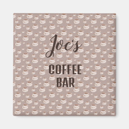 Magnet für personalisiert Coffee Bar Station