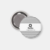 Magnet für personalisierte Krankenschwester (Vorderseite/Rückseite)